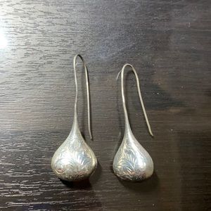 Antique silver earrings